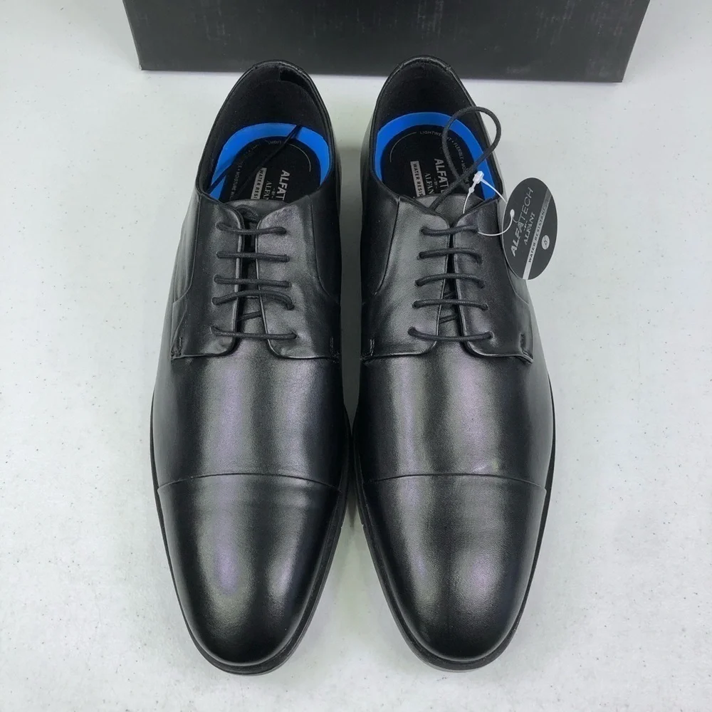 Alfani Reign Black Water Resistant Oxford Shoes